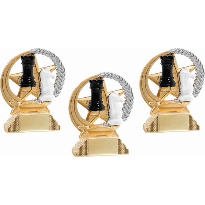 Set 3 Trofee Sah, 13 cm