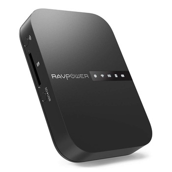 Router Wireless Portabil - Filehub RavPower RP-WD009 5 in 1, Cititor Carduri, Travel Router Backup, Baterie Externa 6700mAh Router Wireless Portabil - Filehub RavPower RP-WD009 5 in 1, Cititor Carduri, Travel Router Backup, Baterie Externa 6700mAh