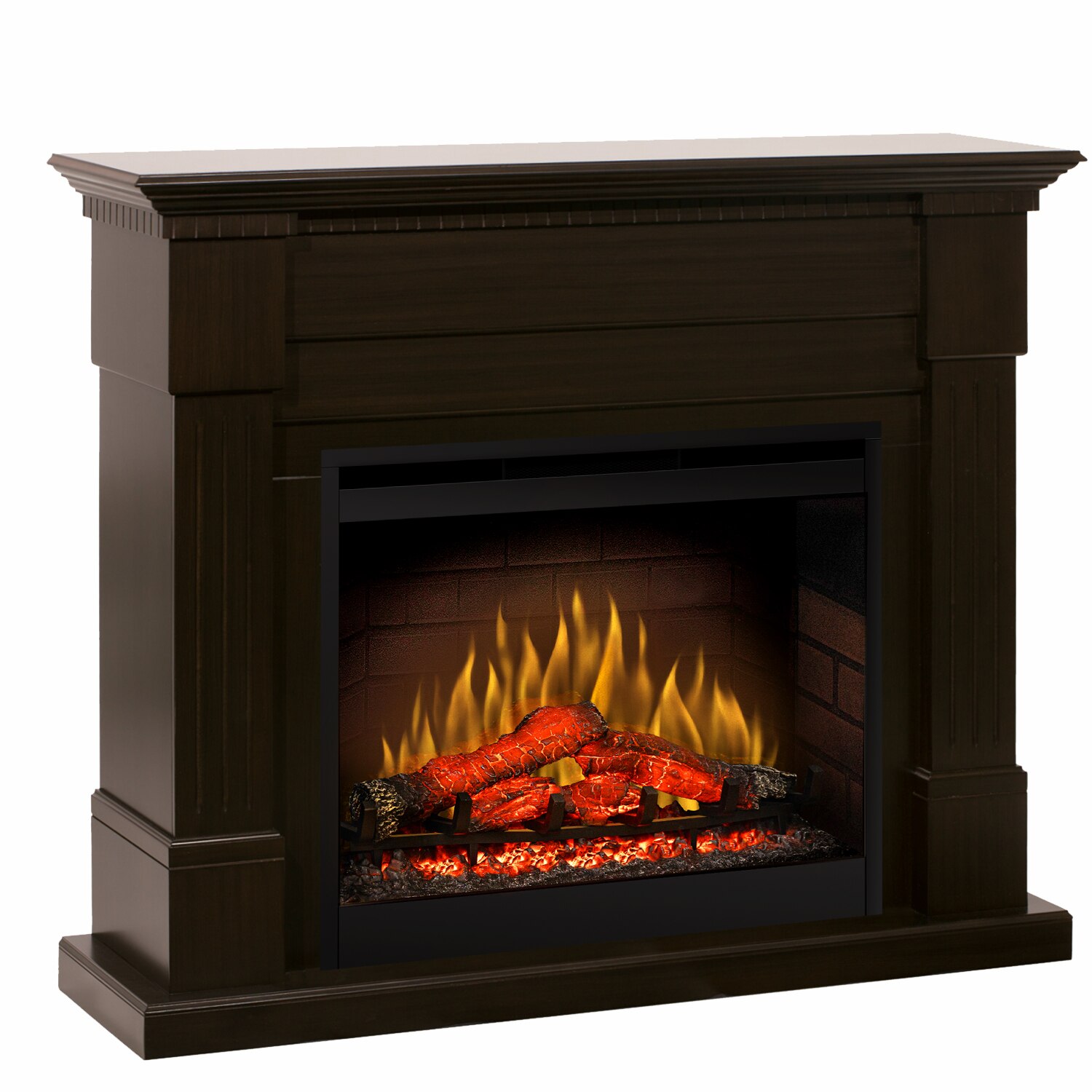 Semineu Dimplex Essex Wenge - cu focar electric 3D Dimplex Optiflame DF2608 cu sunet