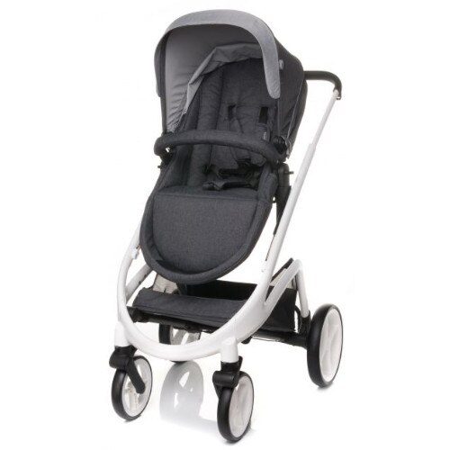 Carucior 4Baby cu Landou Cosmo 2 in 1, Dark Grey