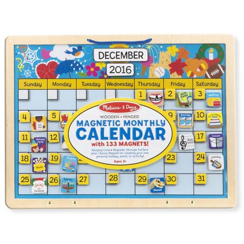 Calendar Melissa & Doug din Lemn Magnetic