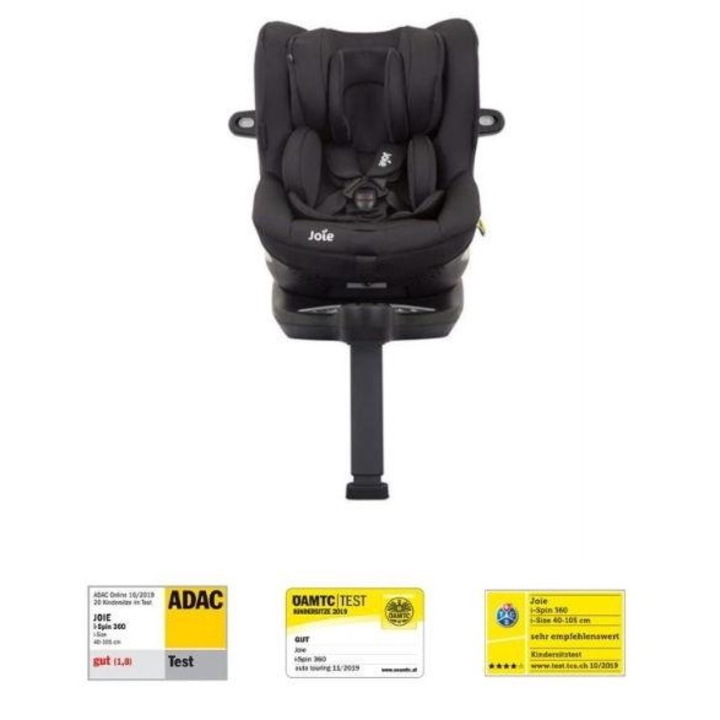 Scaun auto i-Spin 360 Coal, nastere - 105 cm, Joie