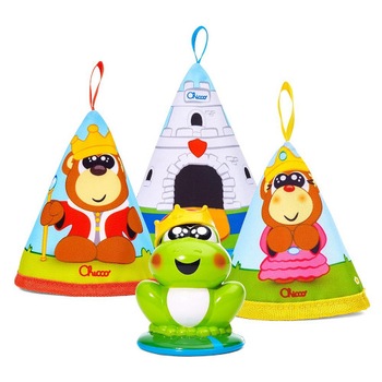 Jucarie Chicco Ursuletii, Broscuta si Conurile Surpriza Jucarie Chicco Ursuletii, Broscuta si Conurile Surpriza