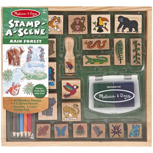 Set Melissa & Doug de Stampile Jungla