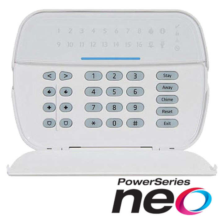 LED érzékelő, vezetékes, 16 zóna, SERIE NEO - DSC HS2LEDE1
