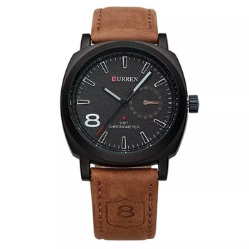 Ceas barbatesc PREMIUM casual, elegant Quartz Curren C68 negru, curea piele, afisaj analog Ceas barbatesc PREMIUM casual, elegant Quartz Curren C68 negru, curea piele, afisaj analog