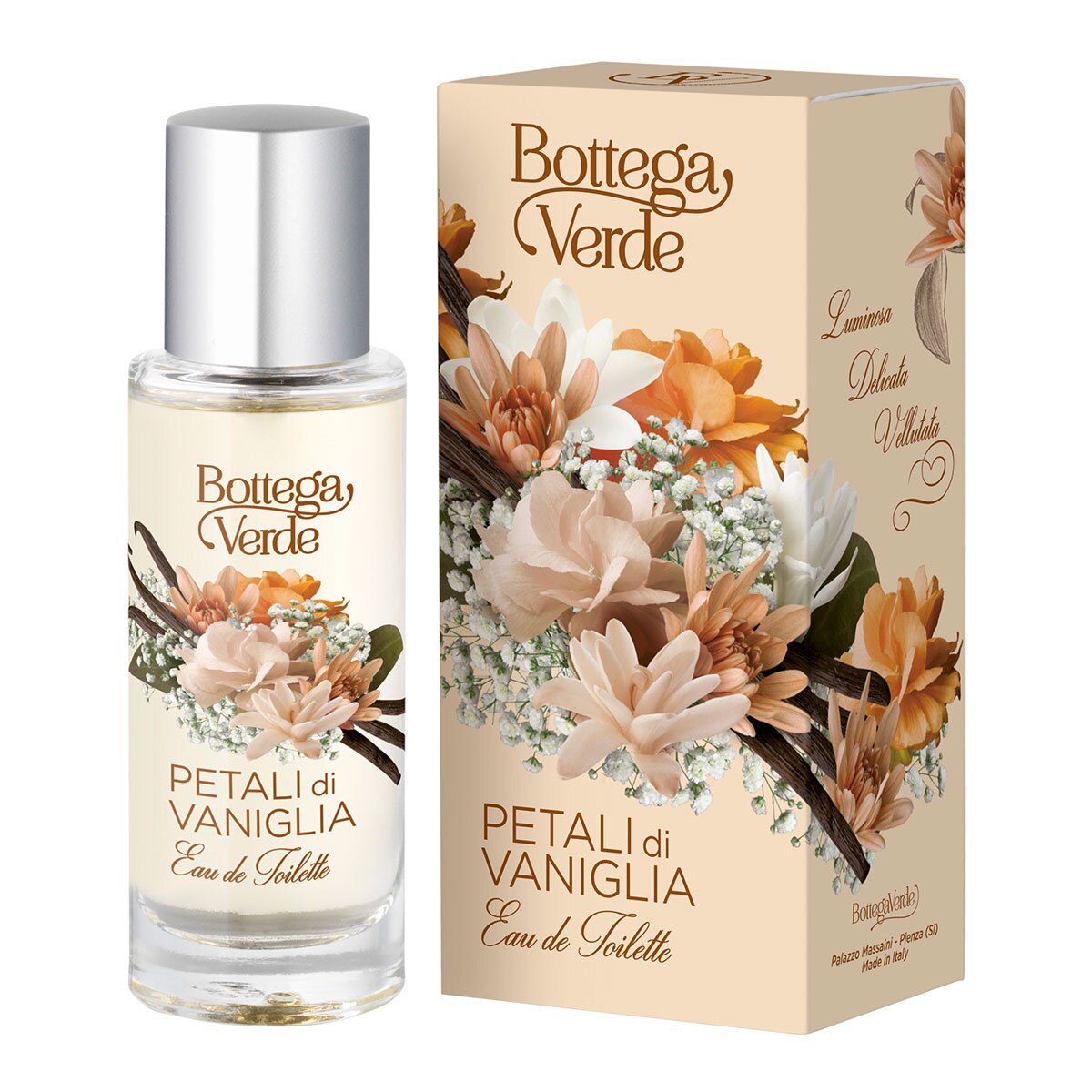 Apa de toaleta cu petale de vanilie - Petali di Vaniglia, 30ML, Bottega Verde
