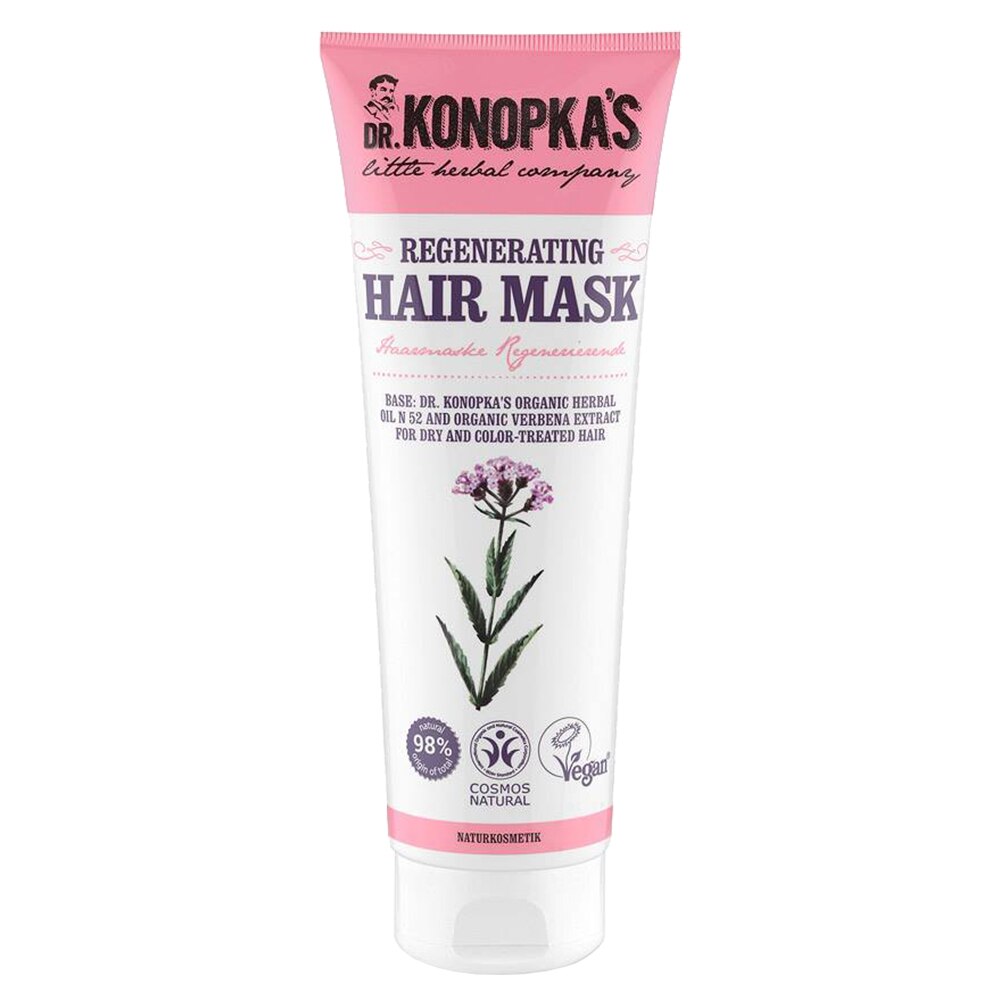 Masca regeneranta DR. KONOPKA'S LITTLE HERBAL COMPANY pentru par uscat si vopsit, 200 ml