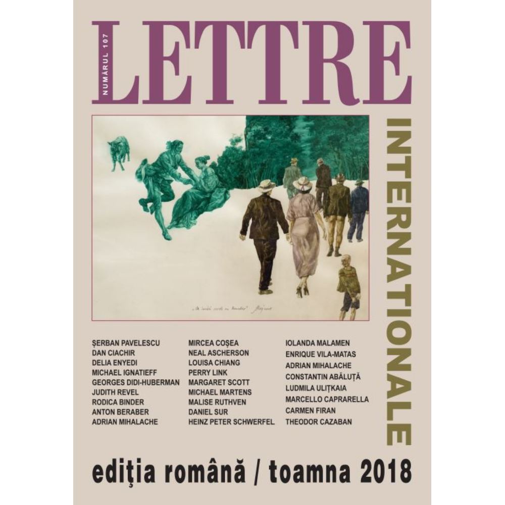 Lettre Internationale nr. 107 / toamna 2018 - Institutul Cultural Roman