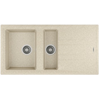 Chiuveta de bucatarie Teka STONE 60B TG 1 1/2B 1D, 1000 x 510 mm, granit, sandbeige Chiuveta de bucatarie Teka STONE 60B TG 1 1/2B 1D, 1000 x 510 mm, granit, sandbeige