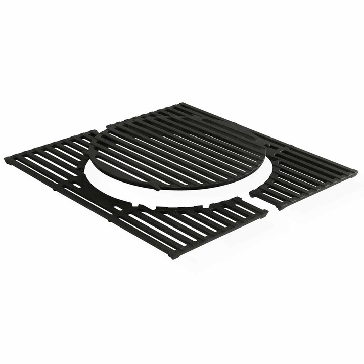 Чугунена скара с изваждащ се кръгъл елемент Enders SWITCH GRID BROOKLYN NEXT 2, 3 части, 37,5 х 33 см