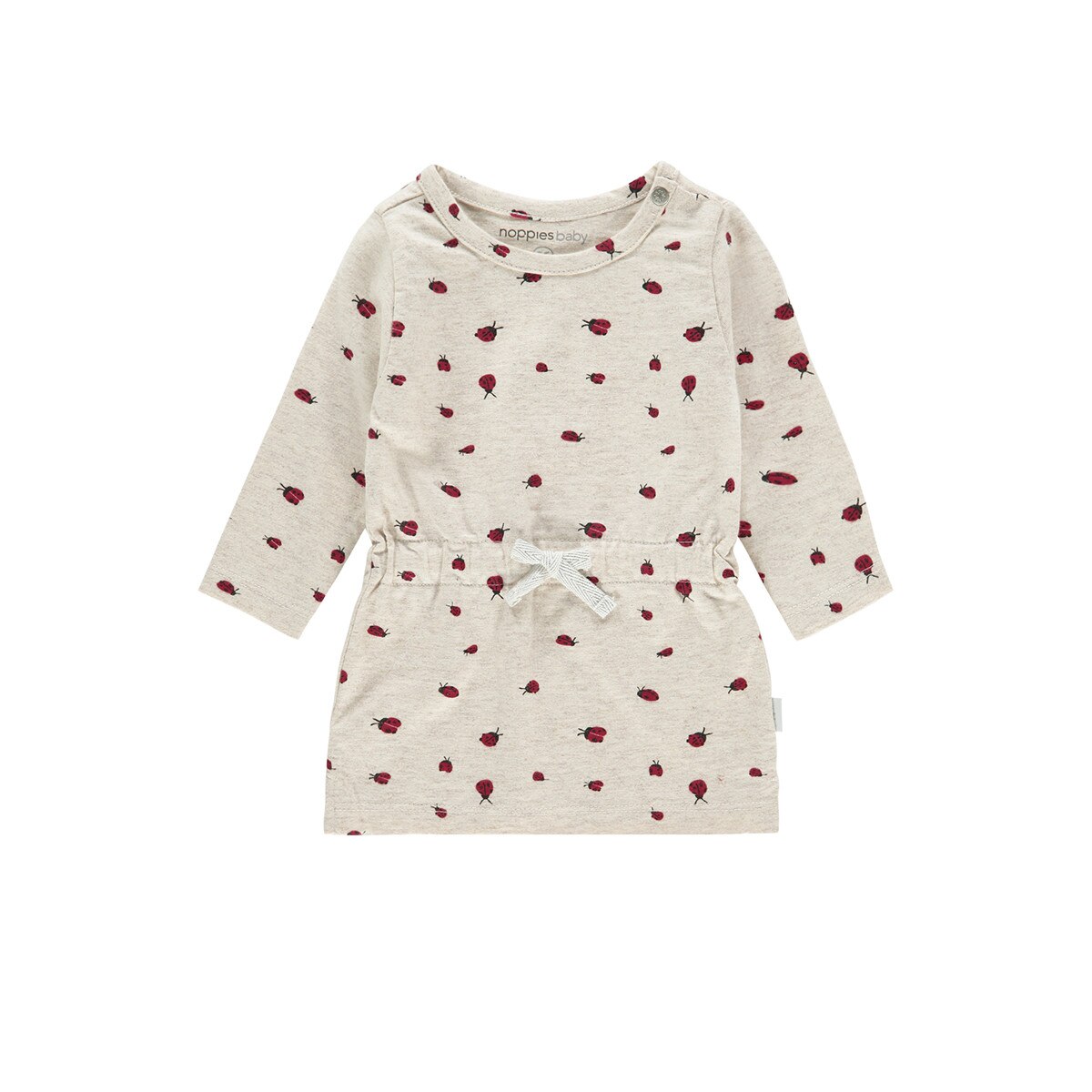 Rochie fete, Noppies, cu gargarite, Caribou, gri