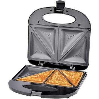 Sandwich Maker 1000 W, placi neaderente, termostat, indicator LED Sandwich Maker 1000 W, placi neaderente, termostat, indicator LED