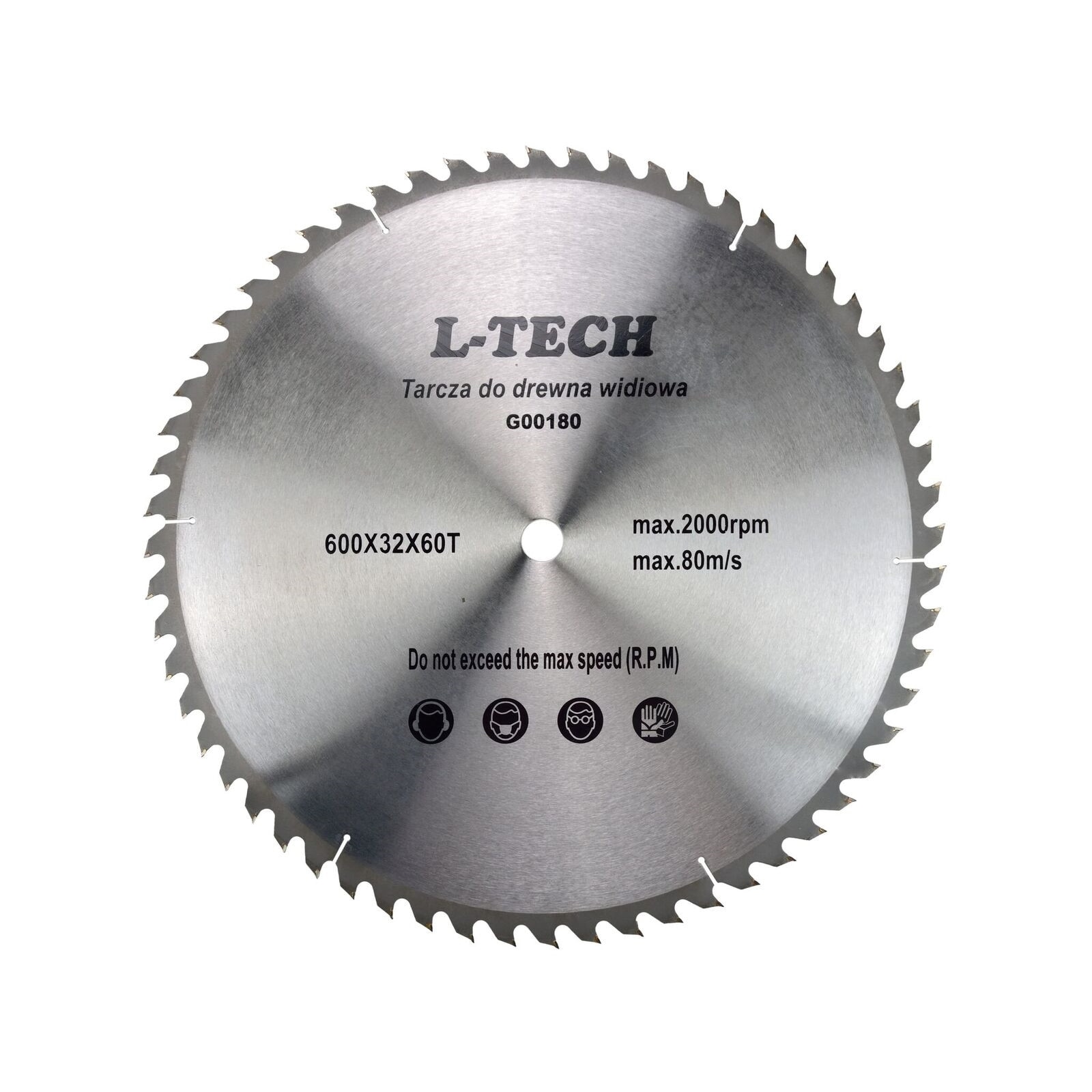 Disc pentru lemn 600x32x60T, GEKO G00180