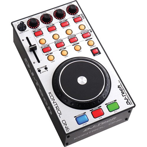 Consola mini DJ Ibiza, MIDI, Carcasa de metal solid