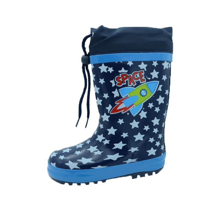 Cizme din cauciuc baieti Apawwa B85-28, Multicolor 22626