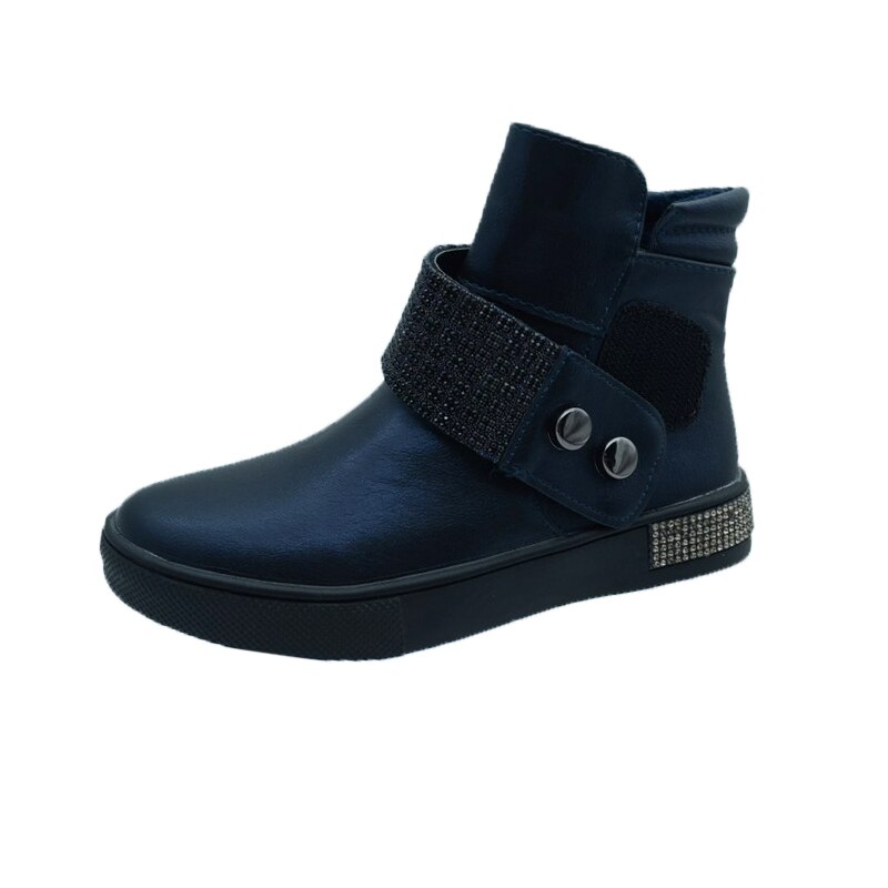 Ghete captusite pentru fetite Bessky HF81102-4, Bleumarin