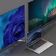 Baseus Enjoyment Series USB-C Notebook Hub v2 - мултифункционален хъб за свързване на допълнителна периферия за Macbook и USB-C устройства (сив)