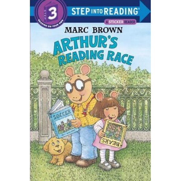 Arthur's Reading Race [With Two Full Pages of], Marc Tolon Brown, Louis Begley