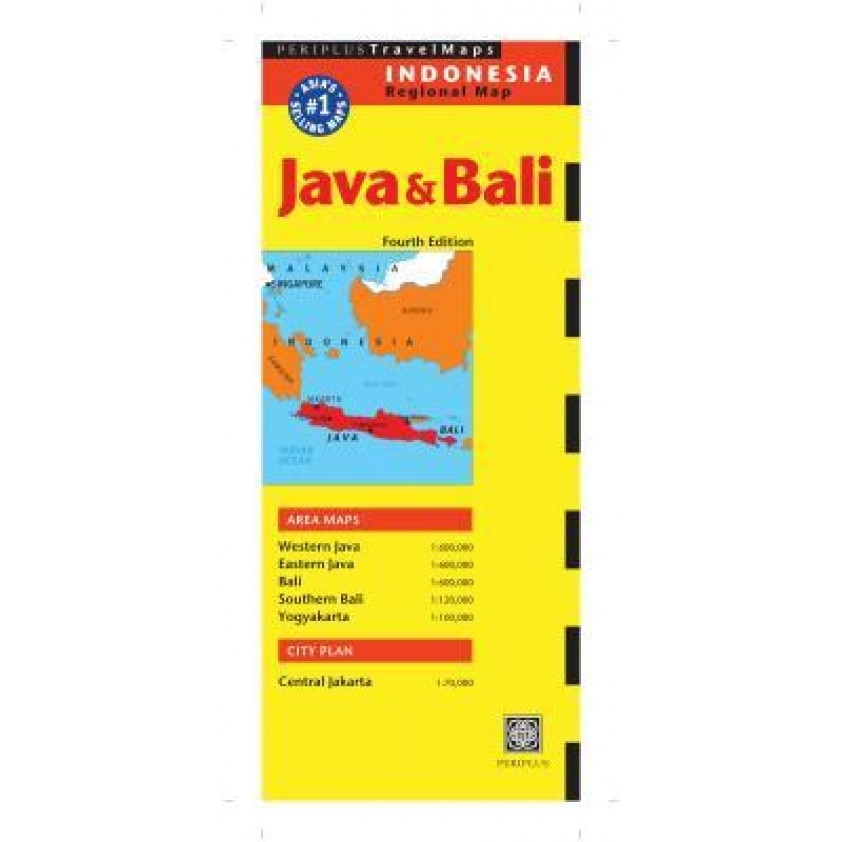 Java & Bali Travel Map Fourth Edition, Periplus (Author)