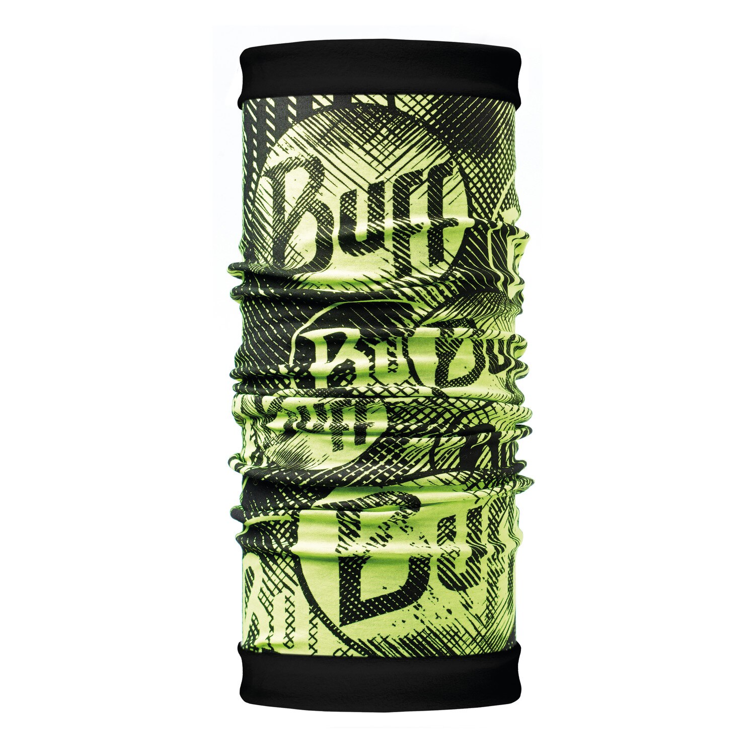 Bandana Buff Polar Reversibil LOG US YELLOW FLUOR
