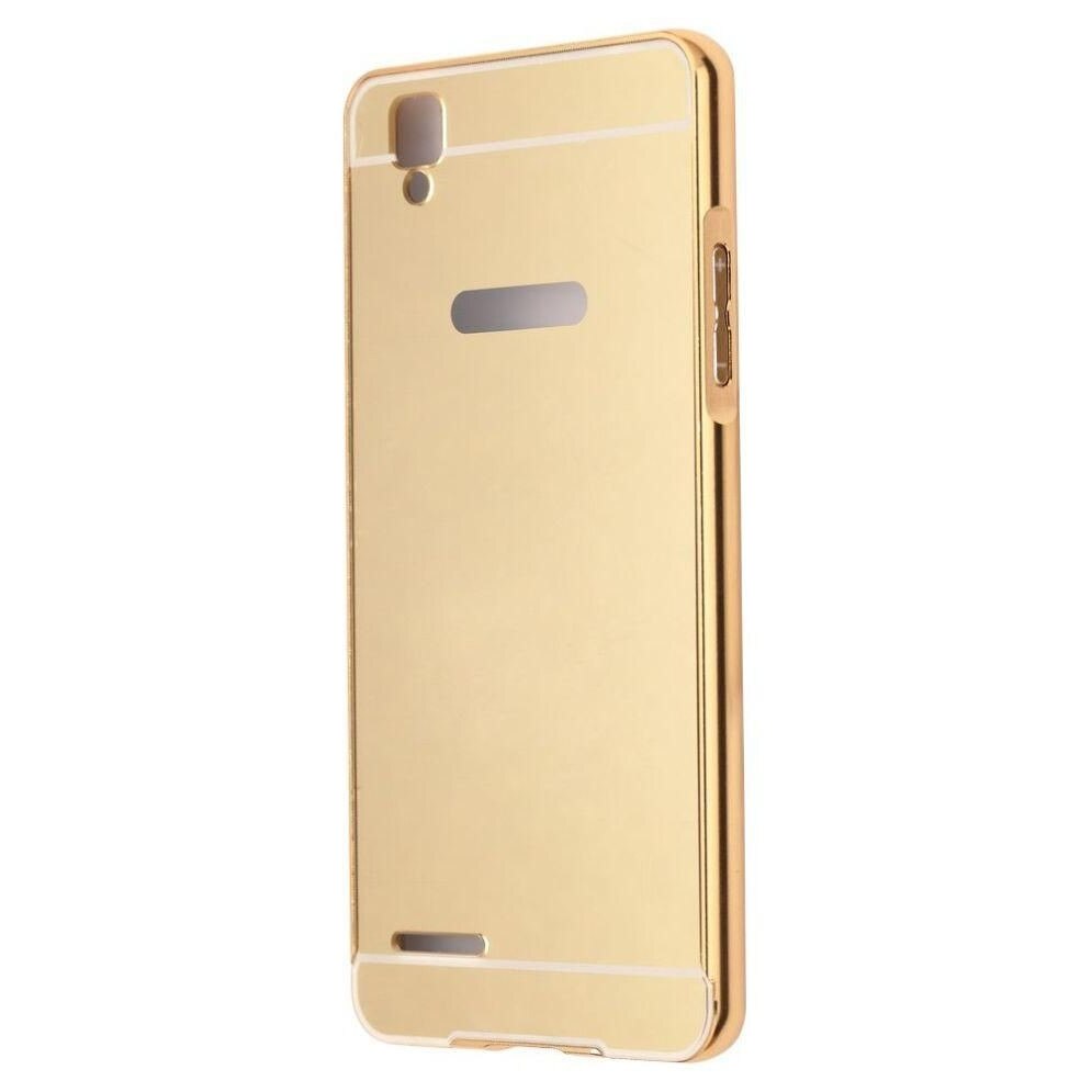 Husa OPPO R7 - Mirror Metal (Auriu)