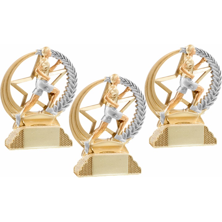 Set 3 Trofee Atletism Masculin, 13 cm