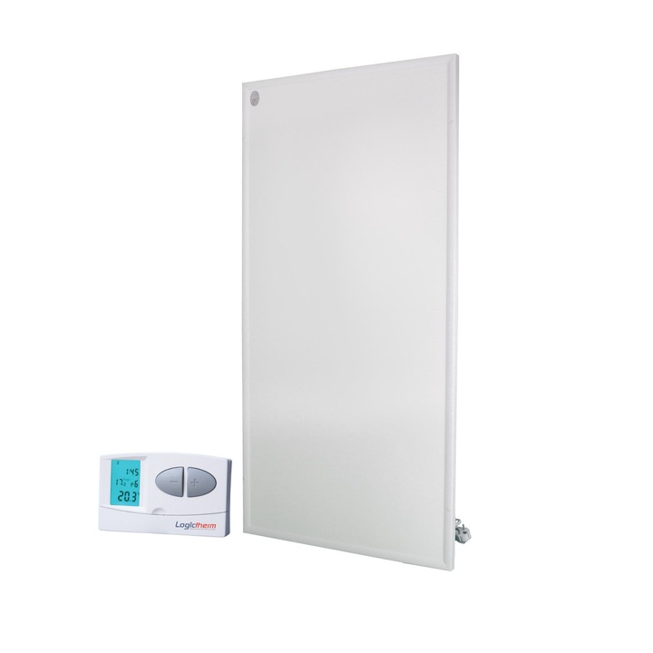 Pachet panou radiant incalzire SUNWELL SW6, 550W, 6-12 MP + termostat programabil