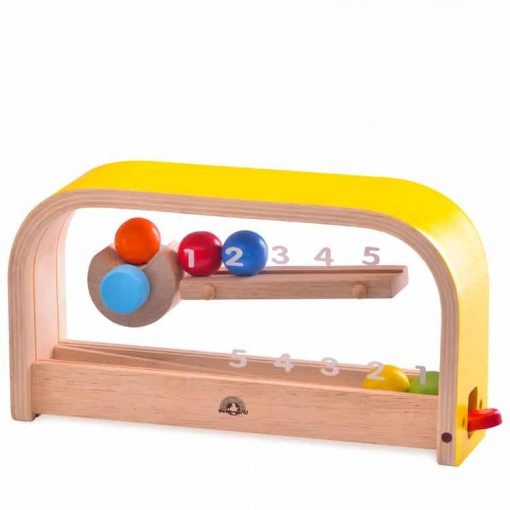 Joc indemanare cu bile Wonderworld,lemn