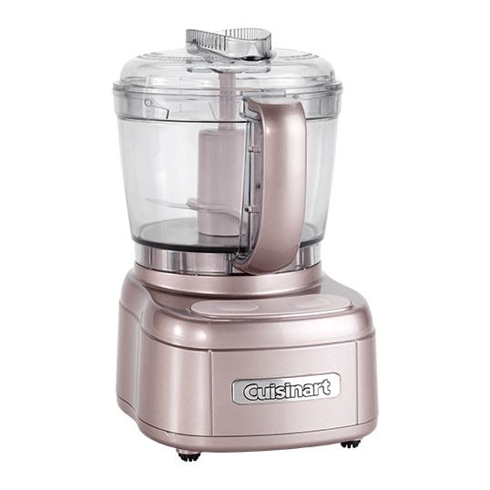 Mini tocator Cuisinart ECH4PE, 250W, fara PFOA, 0.9L, 2 functii, sistem automat de blocare, baza anti-alunecare, Roz