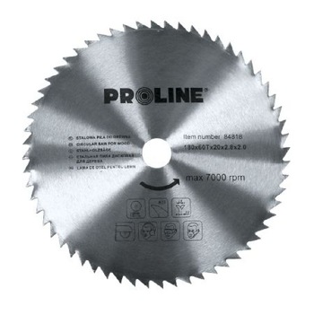 Disc circular Proline, pentru lemn, 200 mm/60 D Disc circular Proline, pentru lemn, 200 mm/60 D