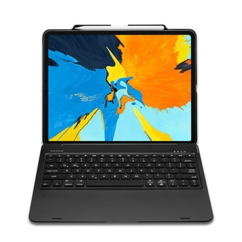 Husa cu tastatura iPad Pro 12.9 2018 wireless Bluetooth 4.0 DUX DUCIS Black Husa cu tastatura iPad Pro 12.9 2018 wireless Bluetooth 4.0 DUX DUCIS Black