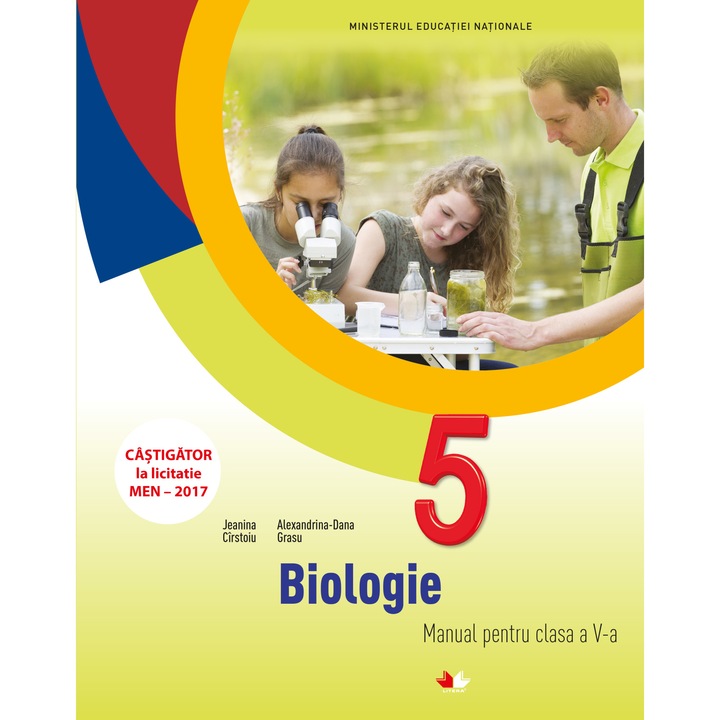 Biologie manual pentru clasa a V-a, autor Jeanina Cirstoiu