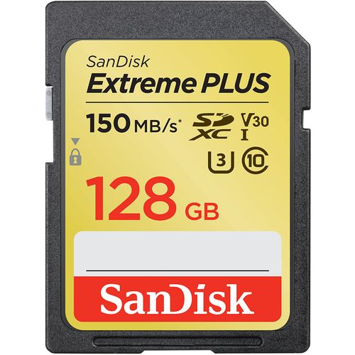 Card de memorie Sandisk SDXC Extreme PLUS, 128GB, UHS-I
