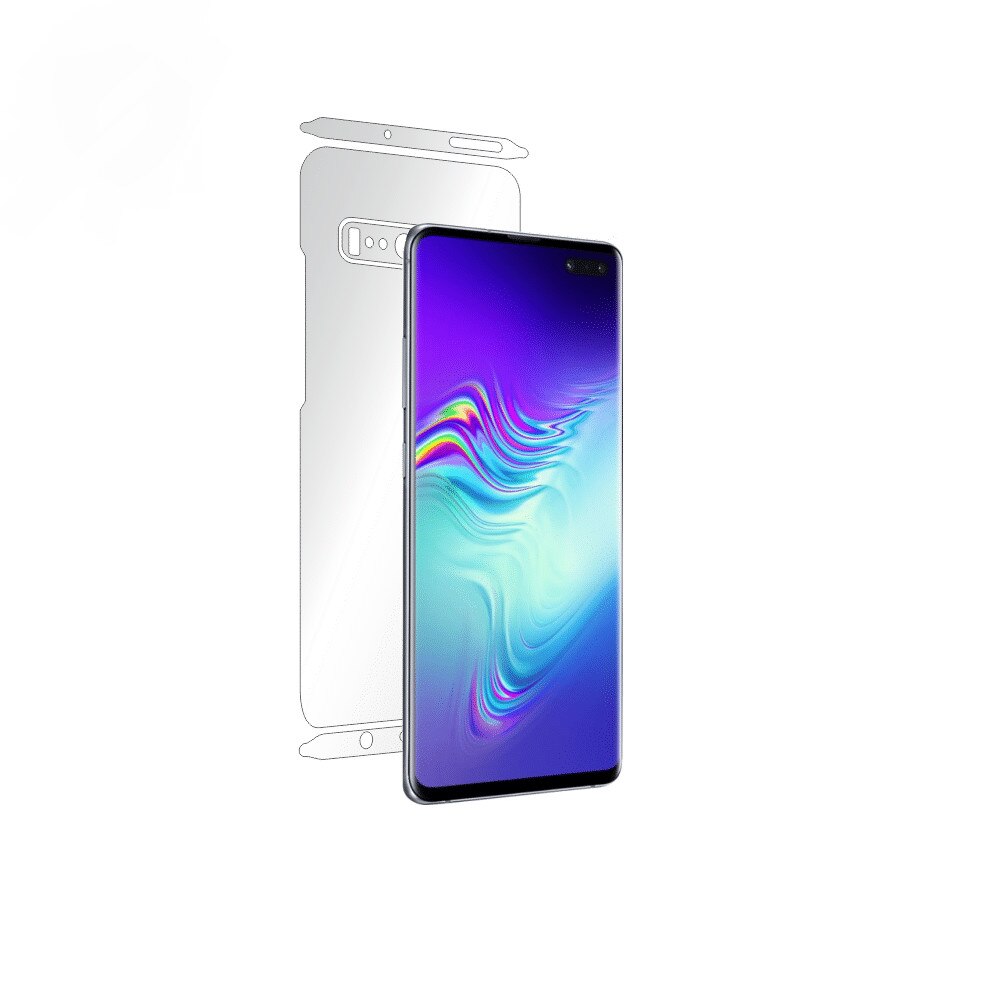 Folie Smart Protection Samsung Galaxy S10 5G spate si laterale,protectie completa spate si laterale+Smart Spray®,Smart Squeegee® si microfibra incluse
