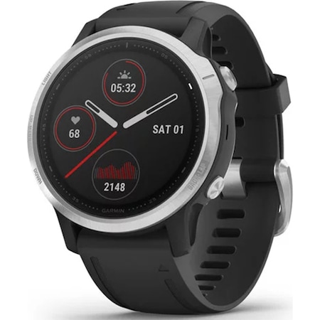 Часовник Smartwatch Garmin Fenix 6S, 42 mm, Silver, Black