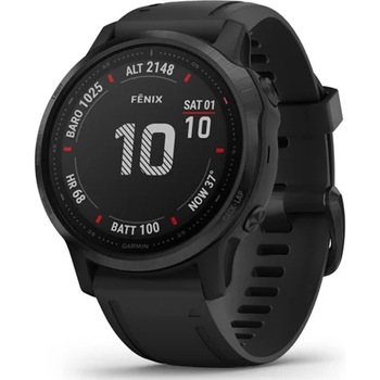 Ceas Smartwatch Garmin Fenix 6S Pro, 42 mm, Black Ceas Smartwatch Garmin Fenix 6S Pro, 42 mm, Black