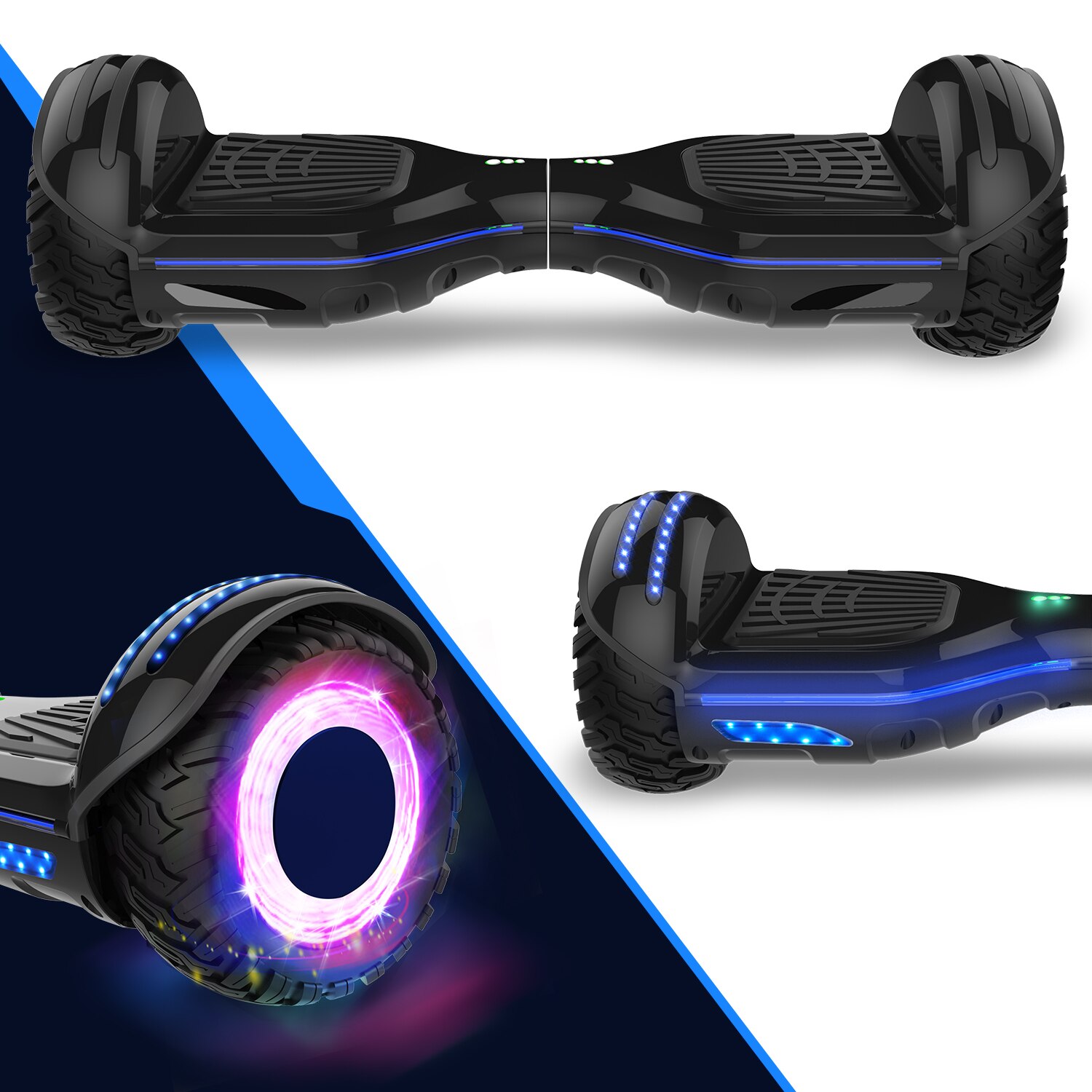 Hoverboard Right Choice E9 RCB Difuzor Bluetooth Roti cu lumina