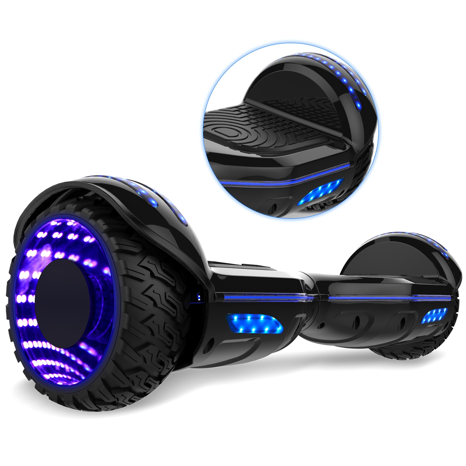 Hoverboard Right Choice E9 RCB Difuzor Bluetooth Roti cu lumina