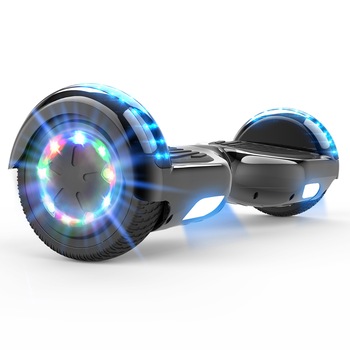 Hoverboard cu boxe Bluetooth incorporate RCB, LED, Viteza maxima 10-12 km, Autonomie 3-4 ore, IP54, Motor 2 x 250 W,negru Hoverboard cu boxe Bluetooth incorporate RCB, LED, Viteza maxima 10-12 km, Autonomie 3-4 ore, IP54, Motor 2 x 250 W,negru