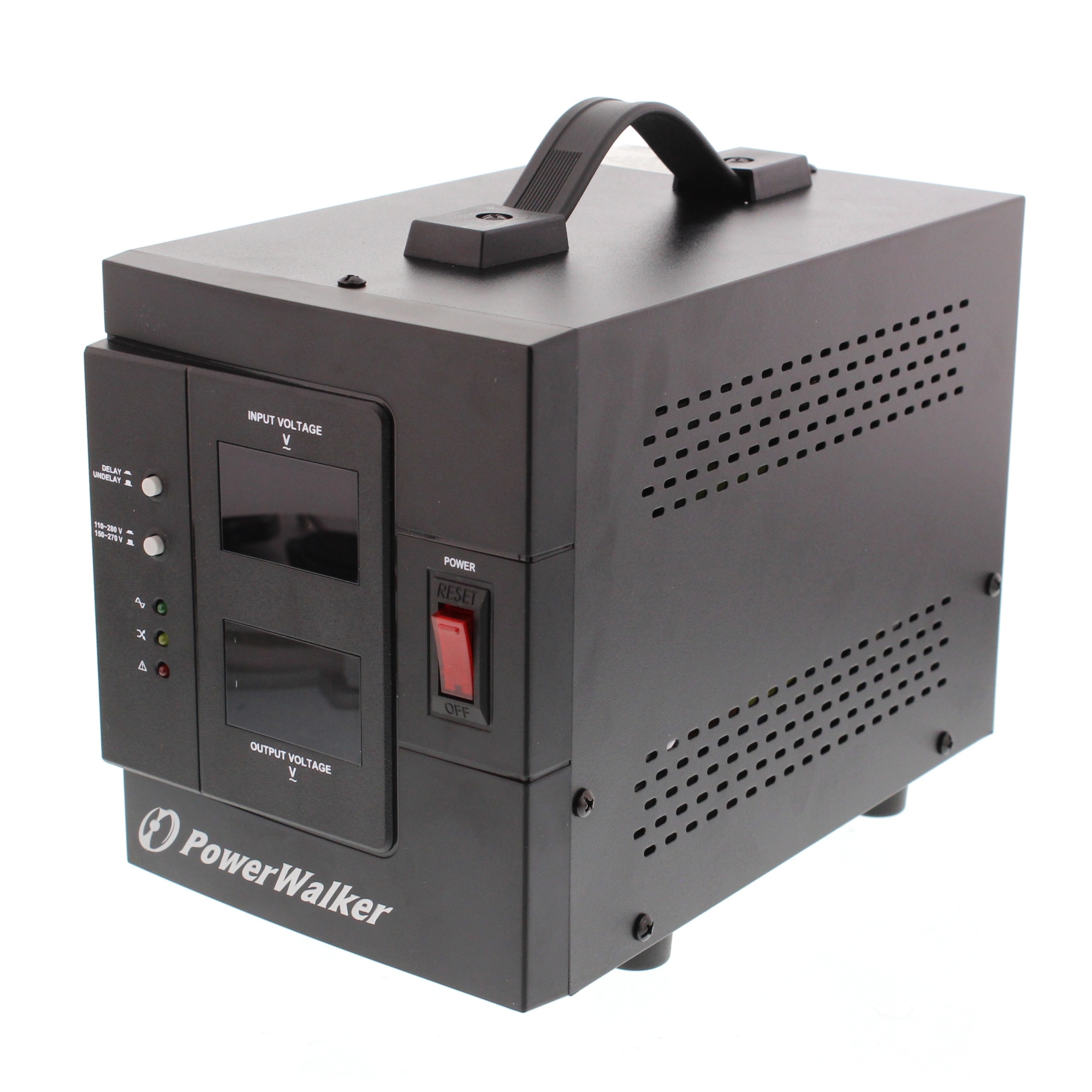 Stabilizator de tensiune 1500VA/1200W, iesire 2xShuko, protectie la supratensiune, PowerWalker