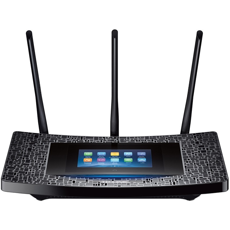 jewelry Face up Emigrate Router wireless TP-LINK Touch P5 AC 1900, Gigabit, Touch Screen - eMAG.ro