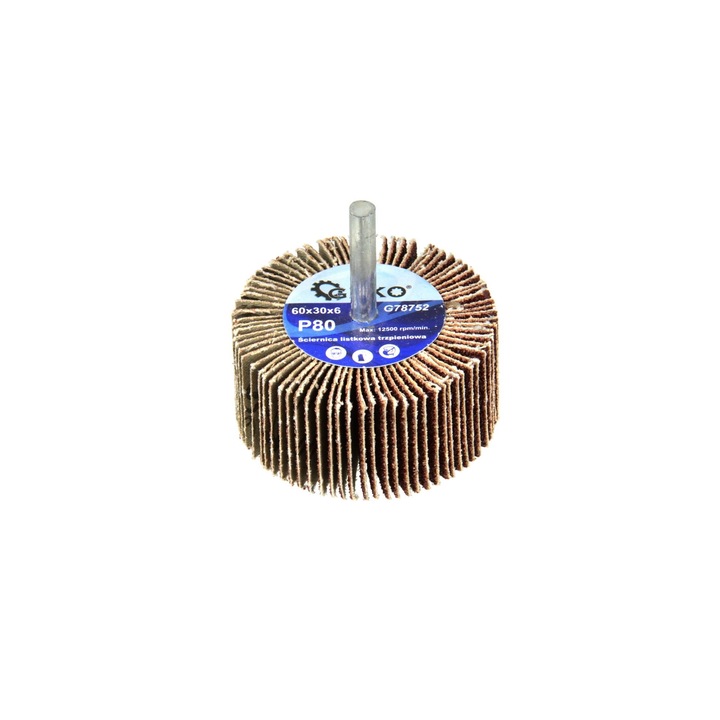 Csiszolókorong 60x30X6 P80, GEKO G78752
