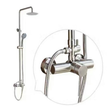 Set dus STARKE 3 in 1,Inox SUS304 , Baterie dus + Coloana + Para mobila , LY006 Set dus STARKE 3 in 1,Inox SUS304 , Baterie dus + Coloana + Para mobila , LY006