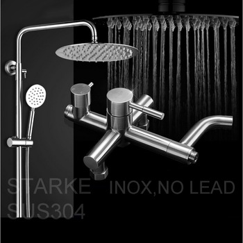 Sistem dus STARKE 3 in 1,Inox SUS304 , Baterie dus + Coloana + Para mobila , LY003 Sistem dus STARKE 3 in 1,Inox SUS304 , Baterie dus + Coloana + Para mobila , LY003