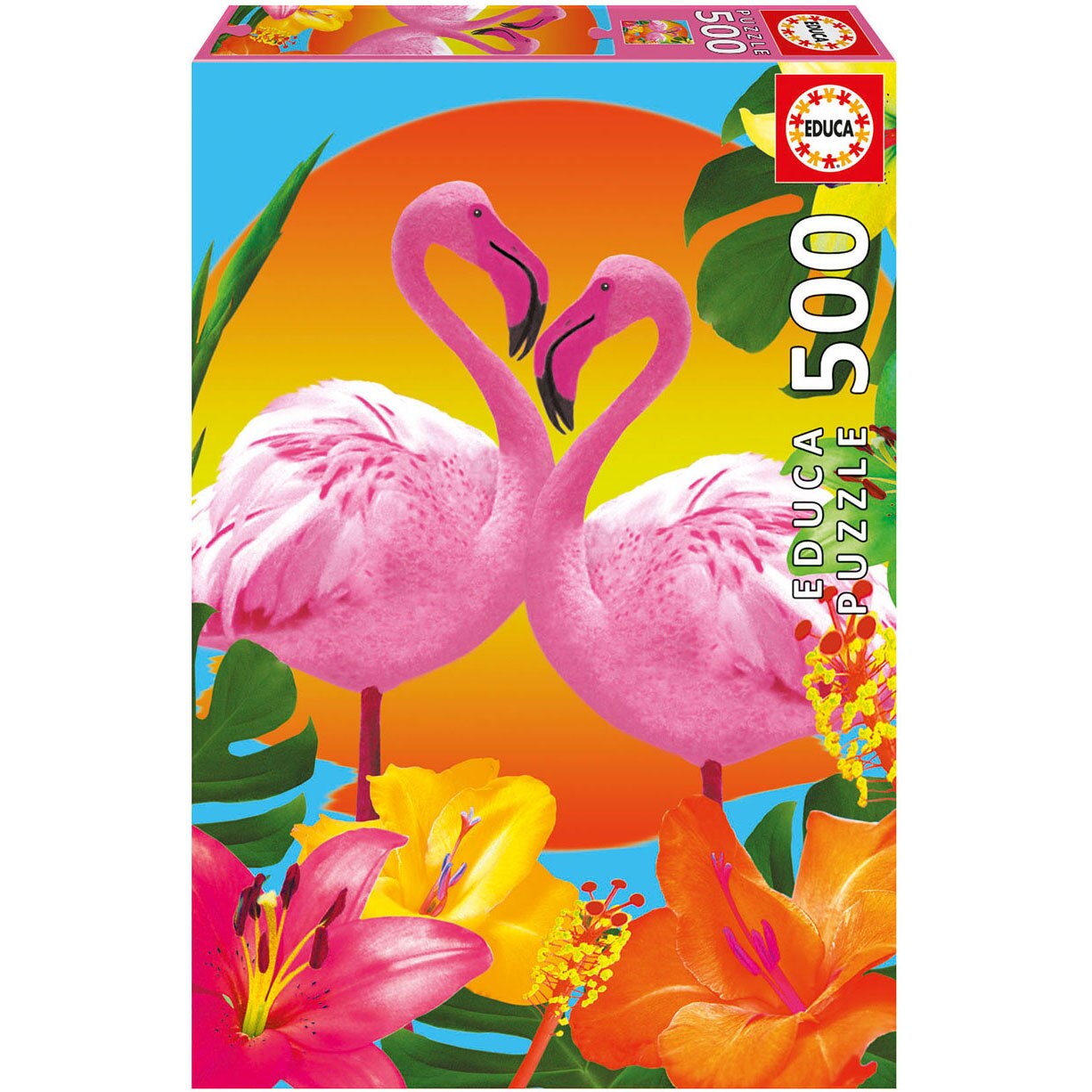 Puzzle Educa, Flamingos, 500 piese