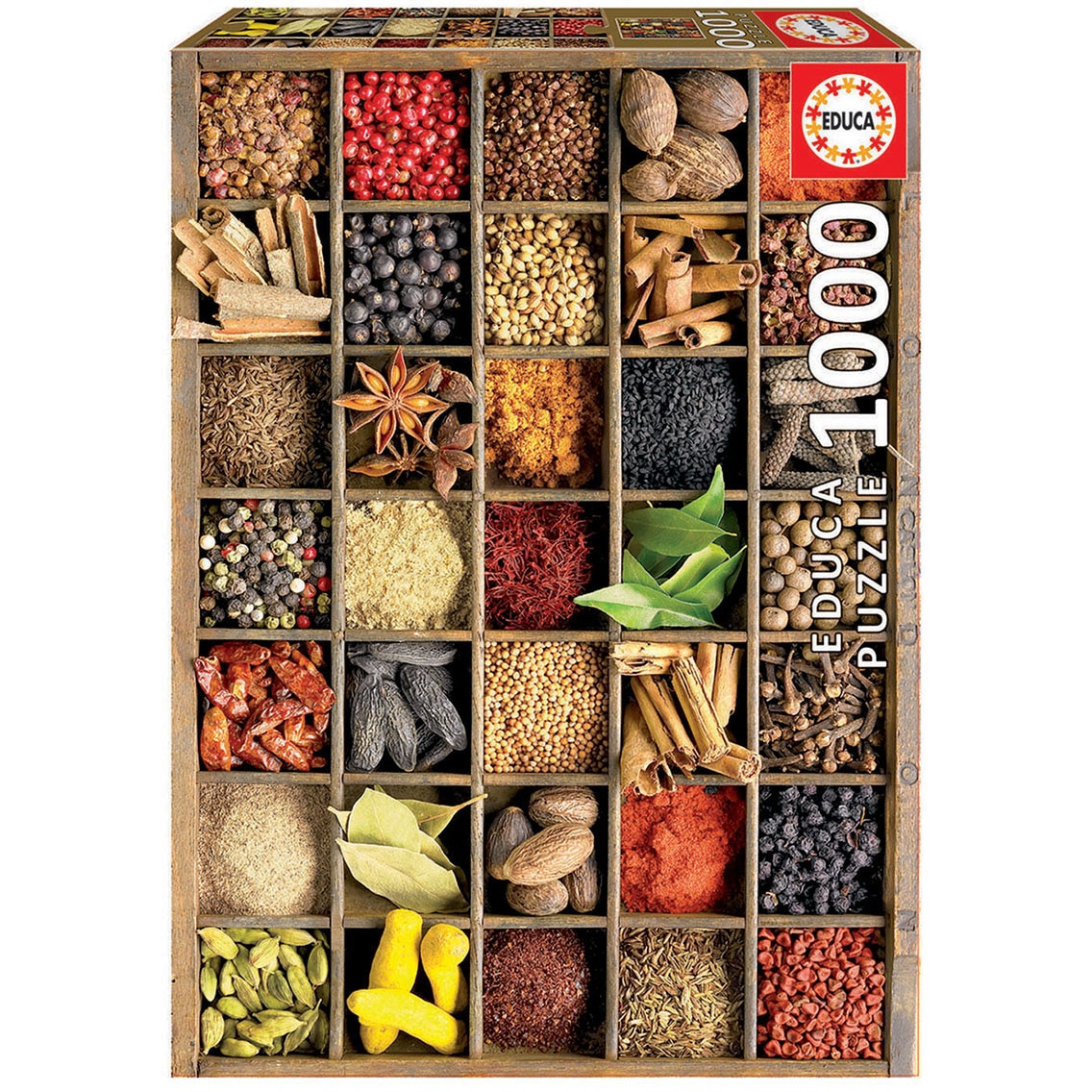 Puzzle Educa, Spices, 1000 piese
