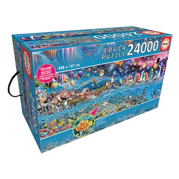 Puzzle Educa, Life, The Nicest Puzzle, 24000 piese Puzzle Educa, Life, The Nicest Puzzle, 24000 piese