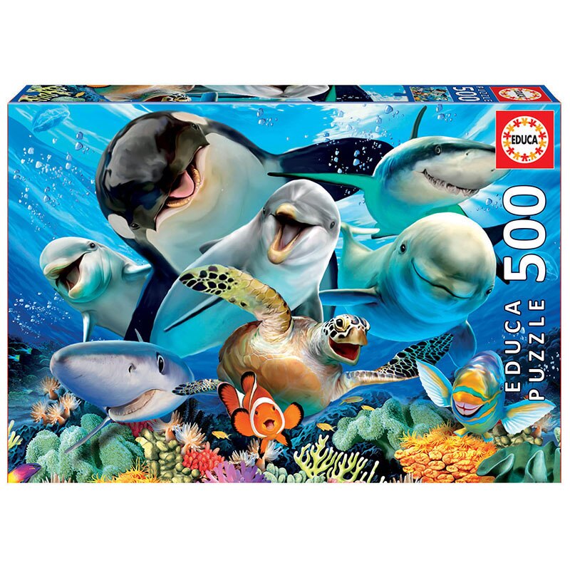 Puzzle Educa, Underwater Selfies, 500 piese