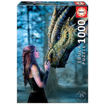 Puzzle Educa, Once Upon A Time, Anne Stokes, 1000 piese Puzzle Educa, Once Upon A Time, Anne Stokes, 1000 piese